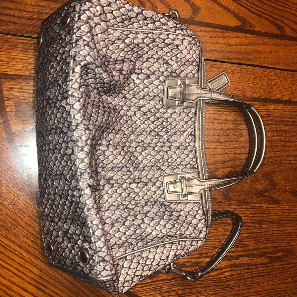 Bronze/Brown/Silver Coach Purse!
